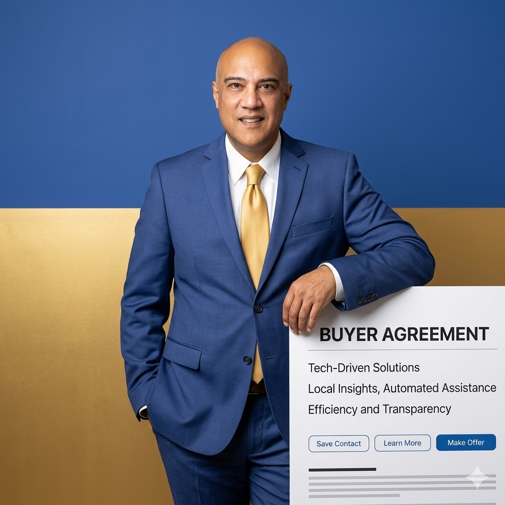 Ron Mazier with buyer agreement